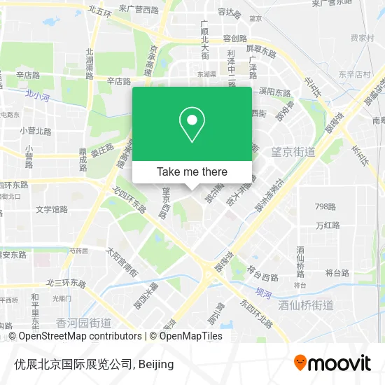 优展北京国际展览公司 map