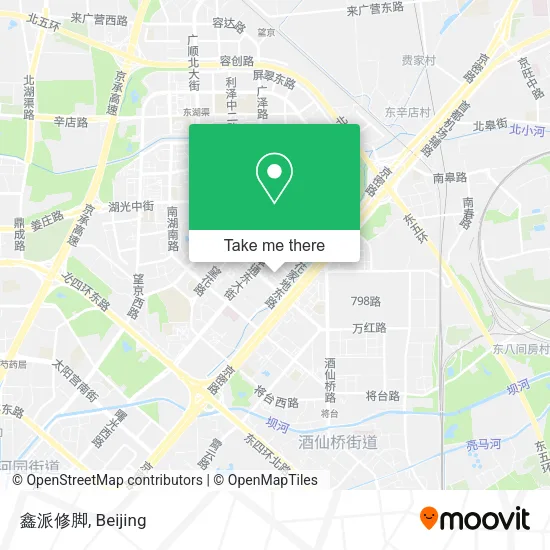 鑫派修脚 map