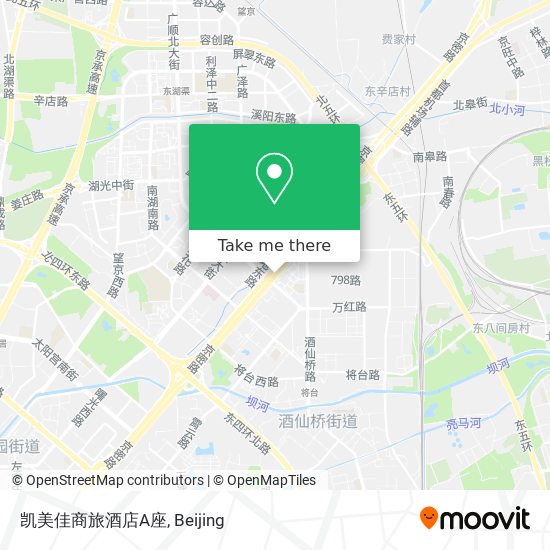 凯美佳商旅酒店A座 map