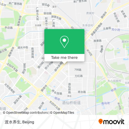 渡水养生 map