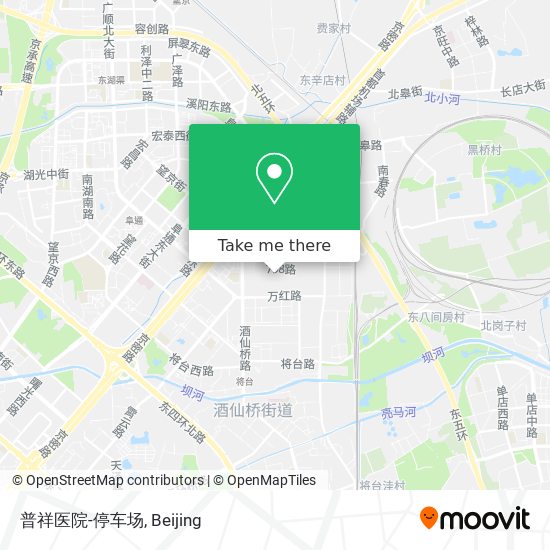 普祥医院-停车场 map