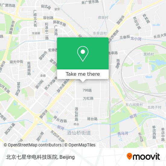 北京七星华电科技医院 map