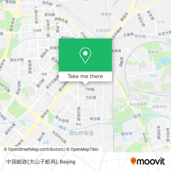 中国邮政(大山子邮局) map