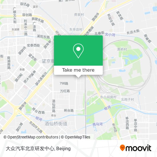 大众汽车北京研发中心 map