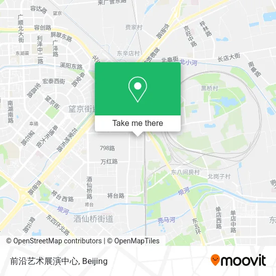 前沿艺术展演中心 map