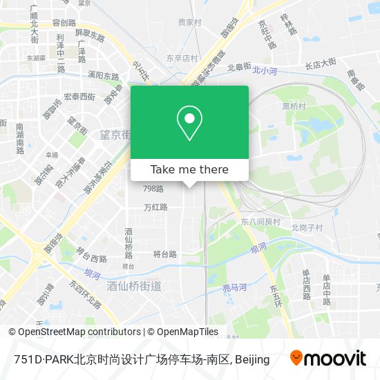 751D·PARK北京时尚设计广场停车场-南区 map