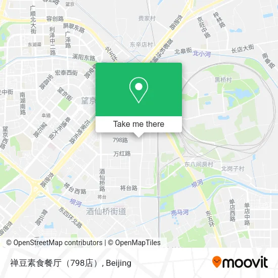 禅豆素食餐厅（798店） map