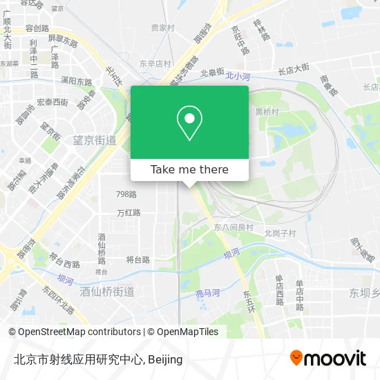 北京市射线应用研究中心 map