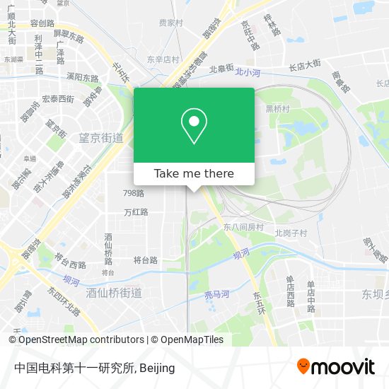 中国电科第十一研究所 map