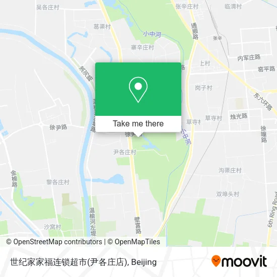 世纪家家福连锁超市(尹各庄店) map