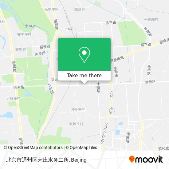 北京市通州区宋庄水务二所 map
