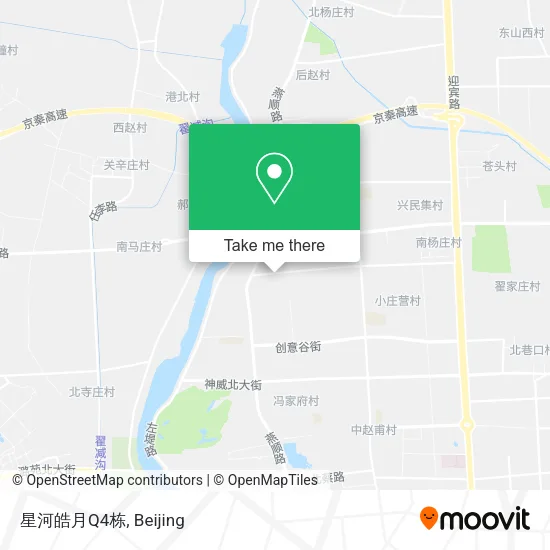 星河皓月Q4栋 map