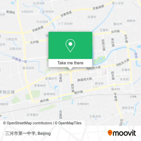 三河市第一中学 map