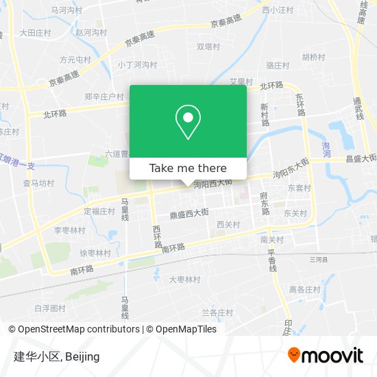 建华小区 map