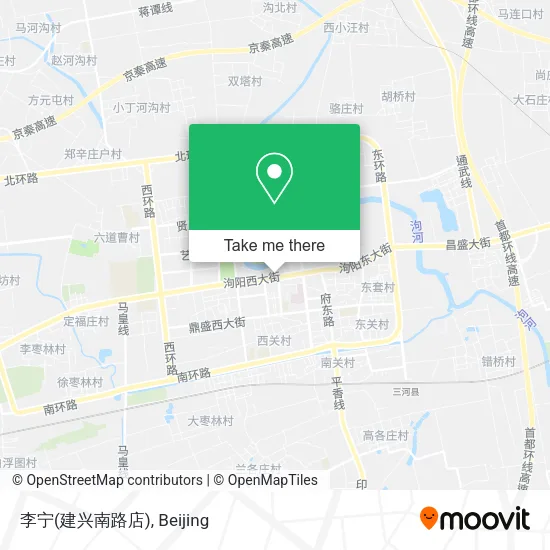 李宁(建兴南路店) map