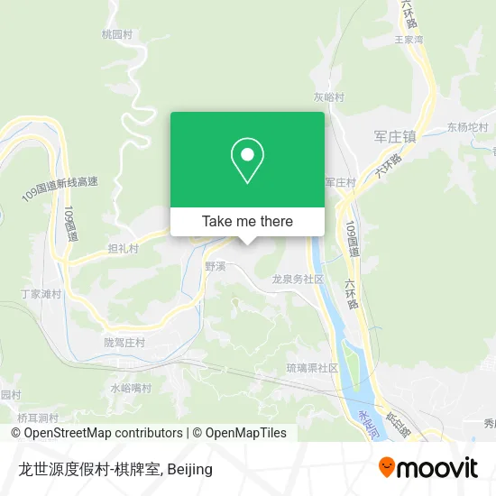 龙世源度假村-棋牌室 map