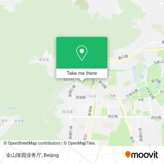 金山陵园业务厅 map