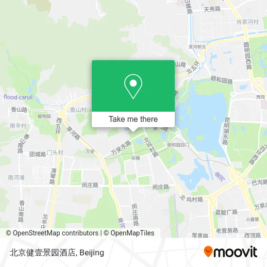 北京健壹景园酒店 map