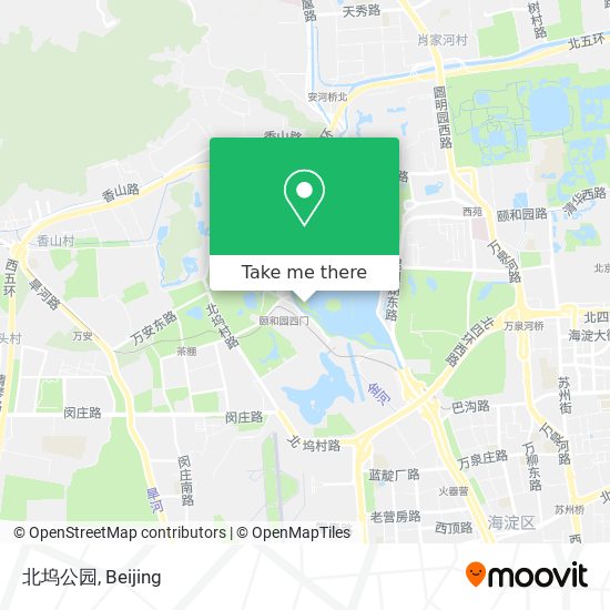 北坞公园 map