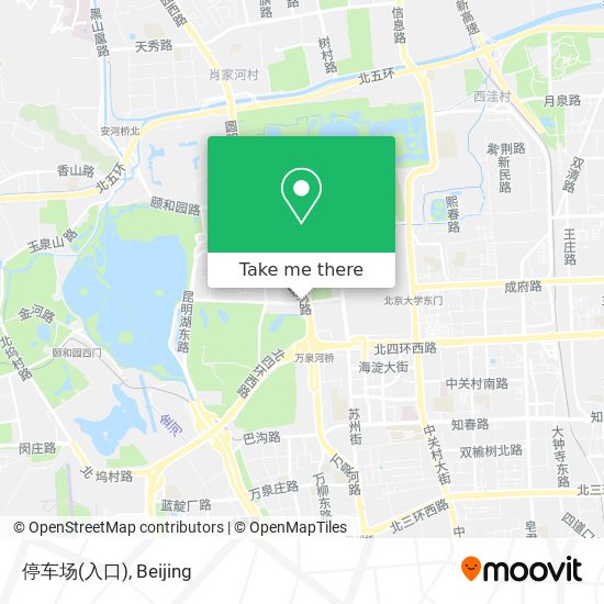 停车场(入口) map