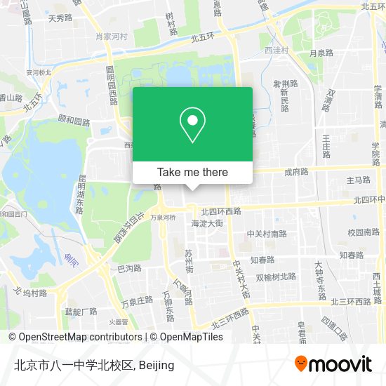 北京市八一中学北校区 map