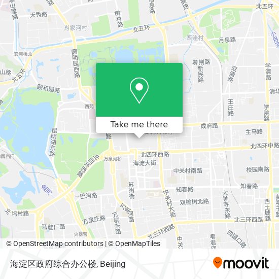 海淀区政府综合办公楼 map