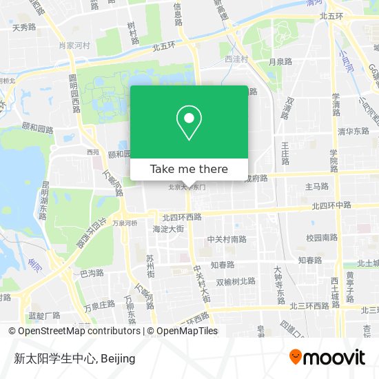 新太阳学生中心 map