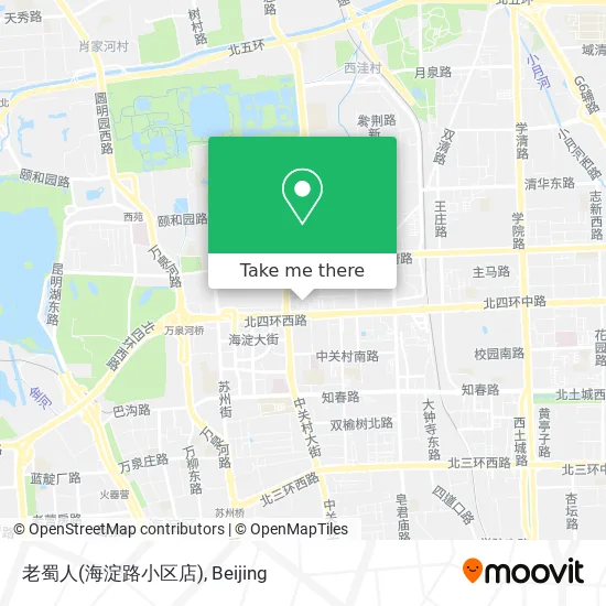 老蜀人(海淀路小区店) map
