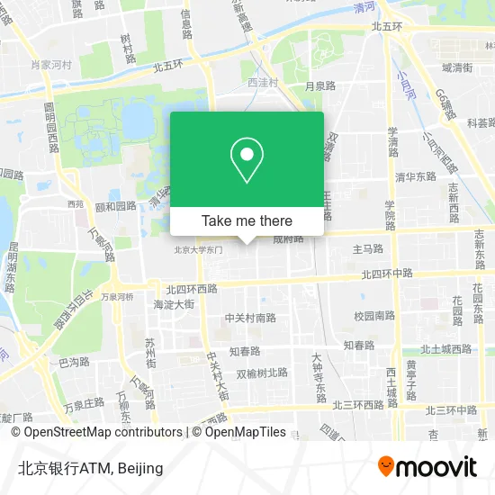 北京银行ATM map