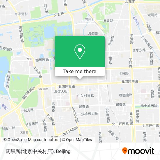 周黑鸭(北京中关村店) map