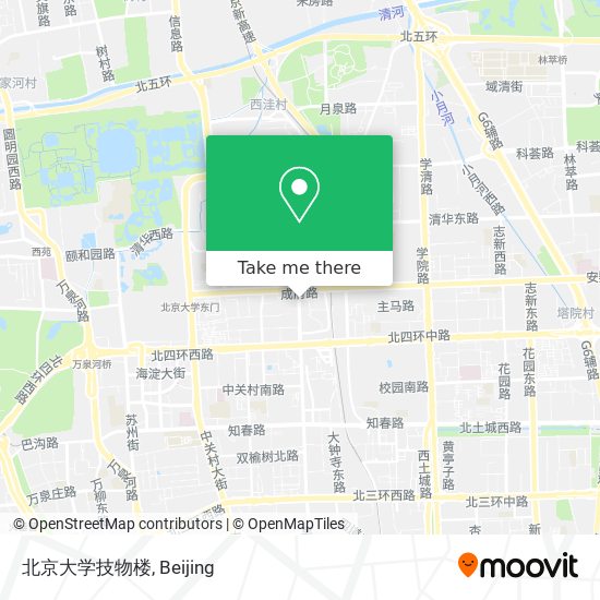 北京大学技物楼 map