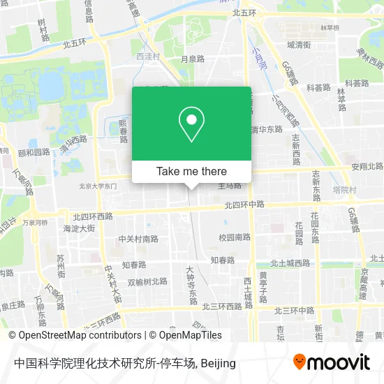 中国科学院理化技术研究所-停车场 map