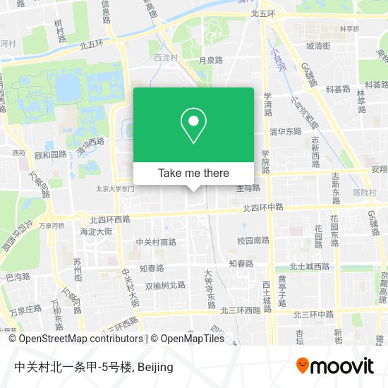 中关村北一条甲-5号楼 map