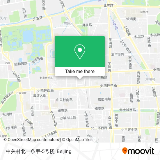 中关村北一条甲-5号楼 map