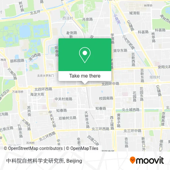中科院自然科学史研究所 map