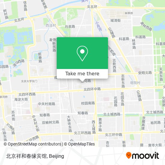 北京祥和春缘宾馆 map