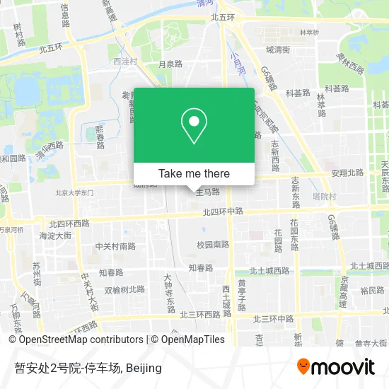 暂安处2号院-停车场 map