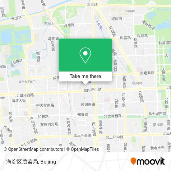 海淀区质监局 map