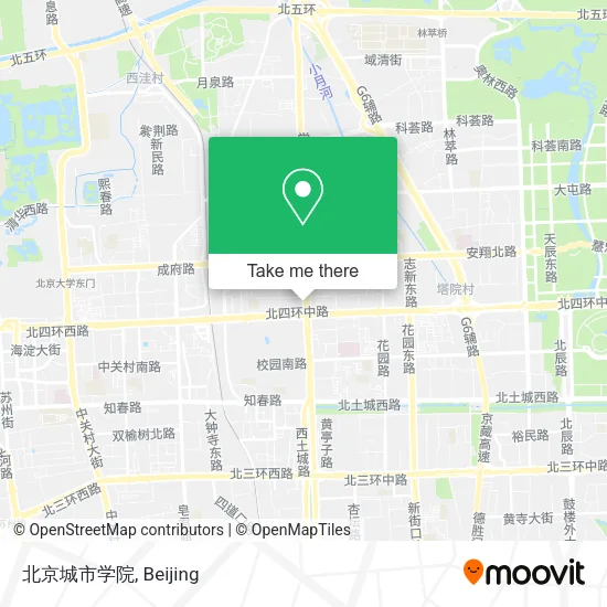 北京城市学院 map