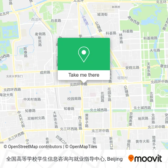全国高等学校学生信息咨询与就业指导中心 map