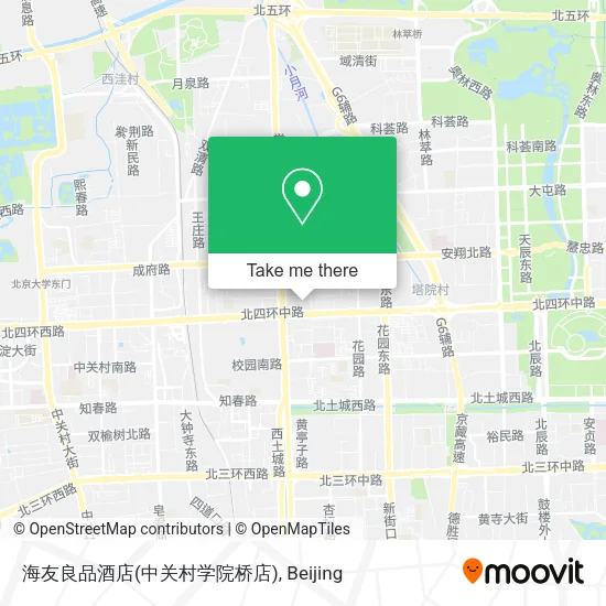 海友良品酒店(中关村学院桥店) map