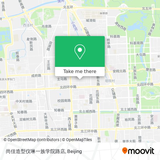 尚佳造型仪琳一族学院路店 map