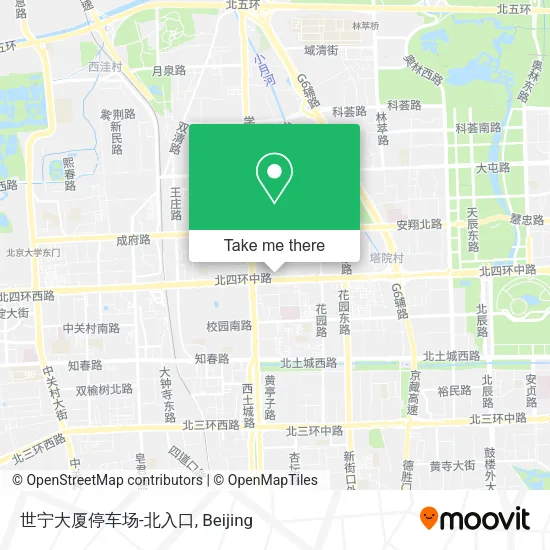 世宁大厦停车场-北入口 map