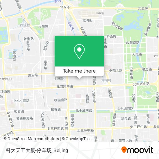 科大天工大厦-停车场 map