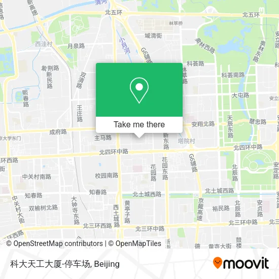 科大天工大厦-停车场 map