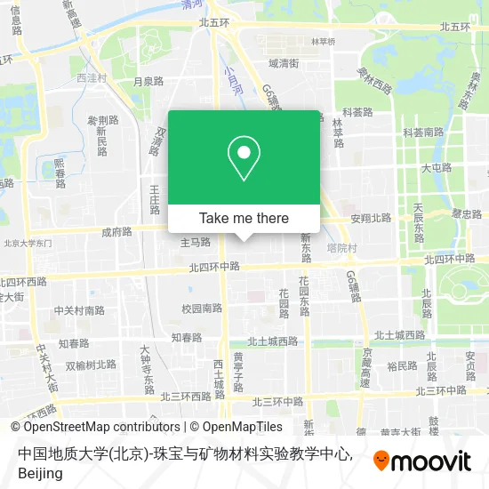 中国地质大学(北京)-珠宝与矿物材料实验教学中心 map