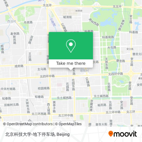 北京科技大学-地下停车场 map
