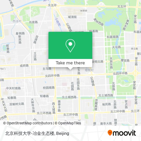 北京科技大学-冶金生态楼 map