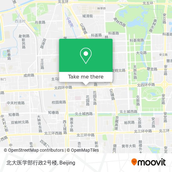 北大医学部行政2号楼 map