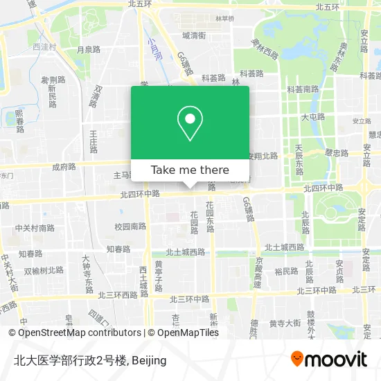 北大医学部行政2号楼 map